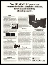 1974 BIC Venturi Formula 2 Speakers Print ad/mini poster-Man Cave music rm d cor