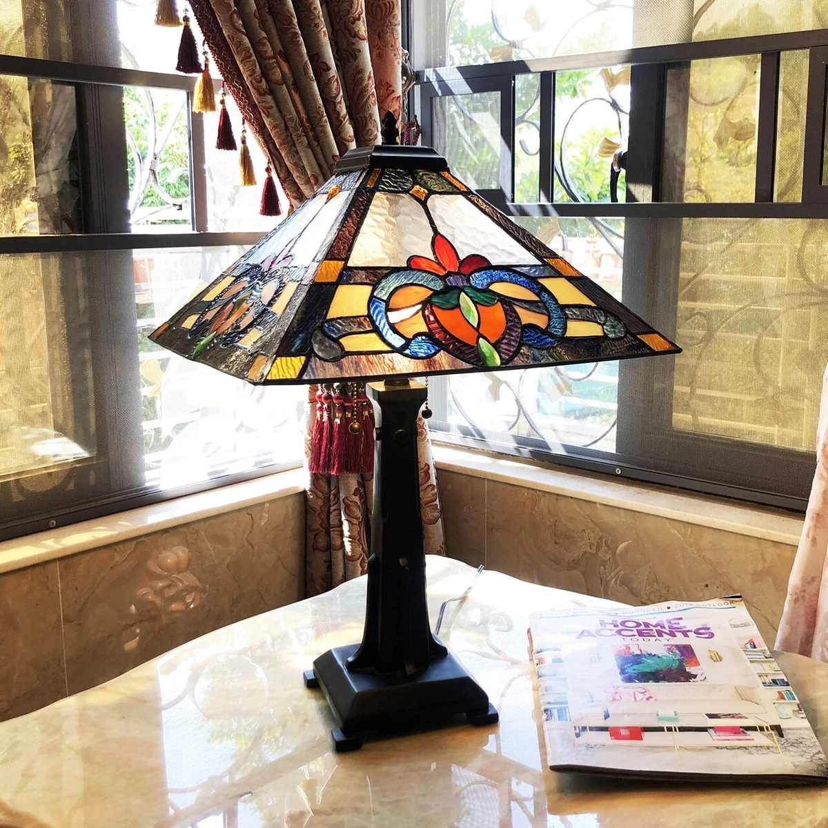 Tiffany mission lamp deals