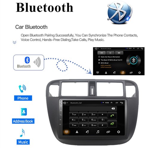 9" Android 11.0 Stereo Radio GPS FM For 1995-2000 Honda Civic Wireless Carplay - Picture 8 of 24