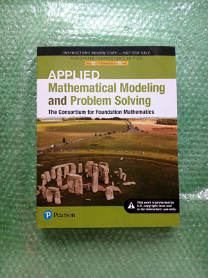 Applied Mathematical Models and Problem-Solving for College Mathematics by -...