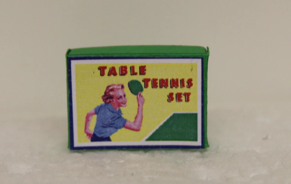 HANDCRAFTED Puppenhaus (Handgefertigte Box (Tischtennis