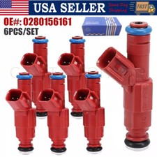 6pcs New Fuel Injectors Upgrade 0280156161 For 2001-2004 Ford Mustang 3.8l V6