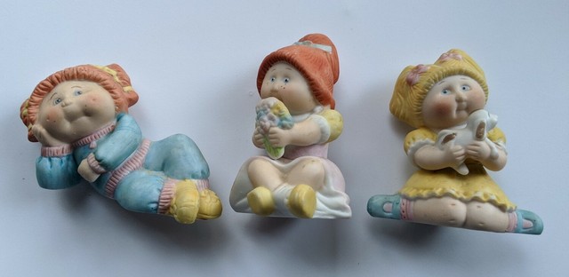 cabbage patch ceramic figurines 1984