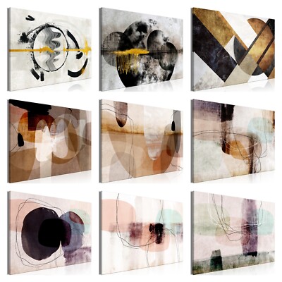 ABSTRAKT BUNT Leinwandbild TNT Drucke Wandbilder a-A-0764-b-a