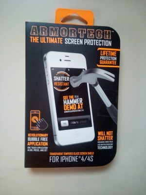 Armortech The Ultimate Screen Protection - Shatter Resistant Screen Shield For Iphone 4/4S (888255110657)