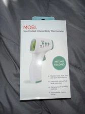 Mobi Non Contact Thermometer Digital Infrared Body Forehead Baby/Adult Brand NEW