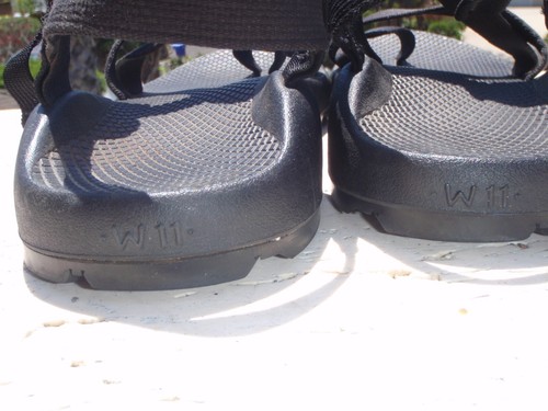 Chaco Z2 UNSWEEP VIBRAM WOMEN 11 FITS 1/2 SZ 10.5 - 11.5 MEN 9 Toe/Heel Strap - Picture 5 of 12