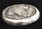 1 Ozt MK BARZ  "Penny-Wise" 999 Fine Silver HAND POURED