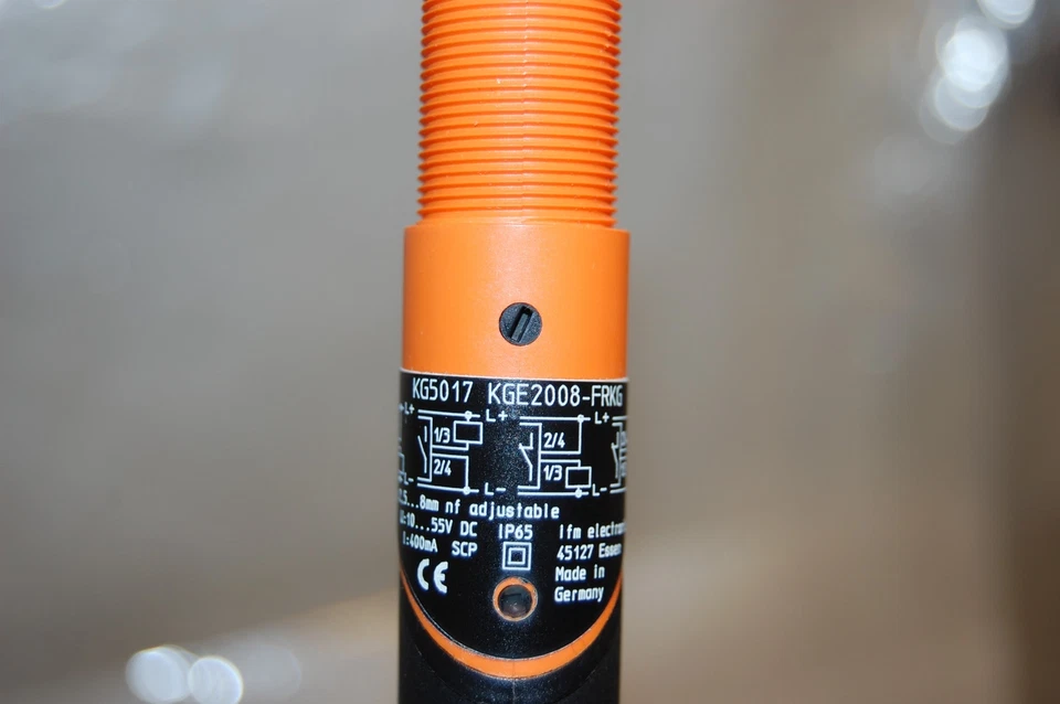 IFM EfectorKGE2008-FRKG KG5017 KGE2008FRKGKG5017 Capacitive Proximity Sensor - Image 4 of 4