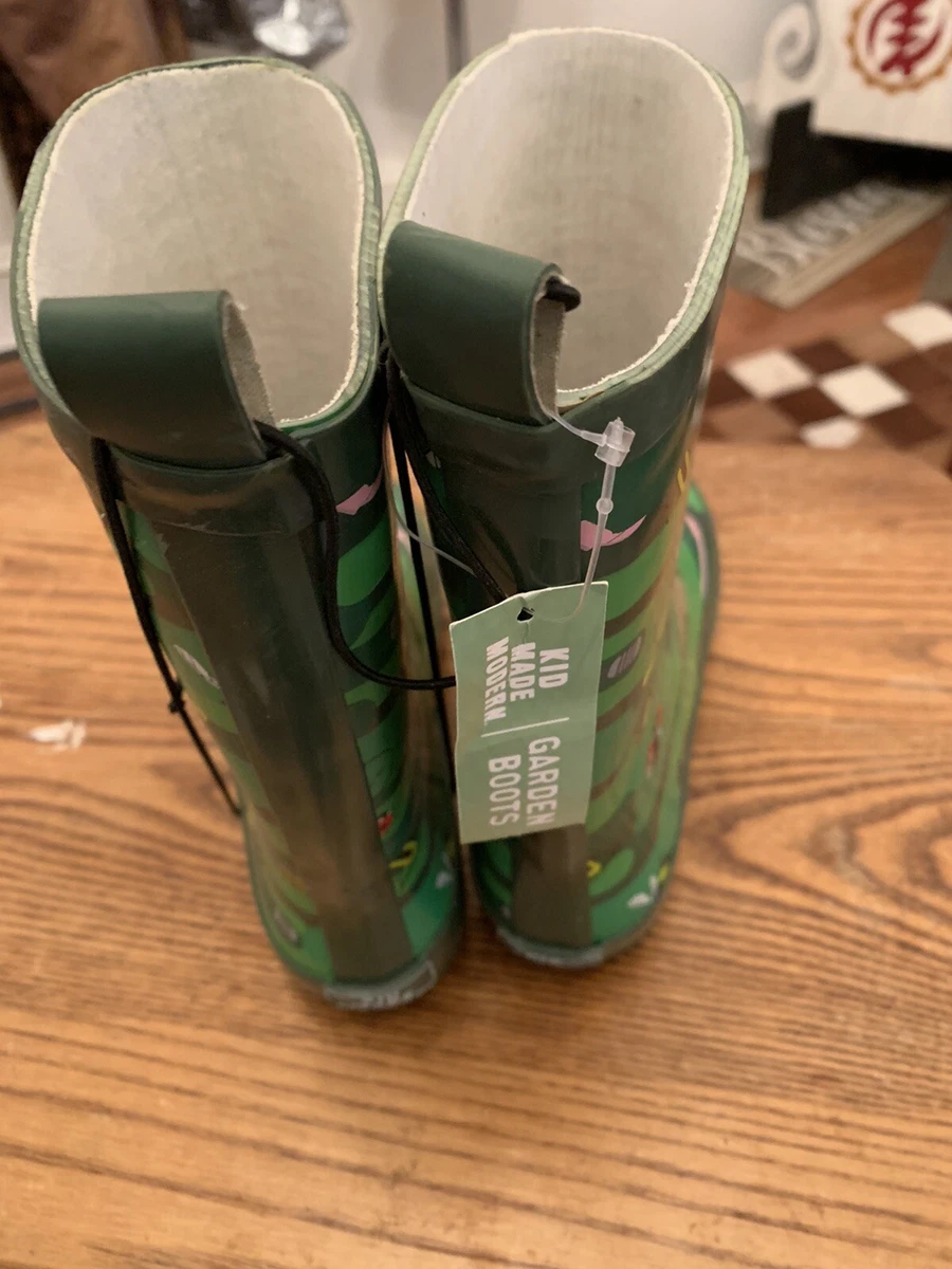 Kid made top modern garden boots
