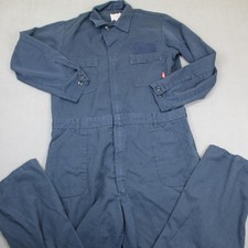 US NavY Coveralls Utility Flame Resistant Mens 48XL Blue FR Workwear Mechanic
