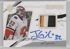 2017-18 Ultimate Collection Rookies /49 Jon Gillies #69 Patch Auto fr9