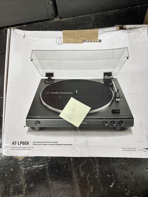 Audio-Technica AT-LP60X Turntable - Black