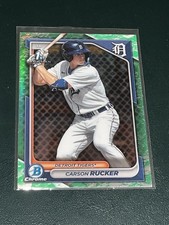 2024 Bowman Chrome LUNAR GLOW REFRACTOR Carson Rucker