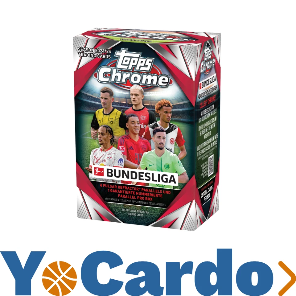 2024-25 Topps Chrome Bundesliga Soccer Value Box