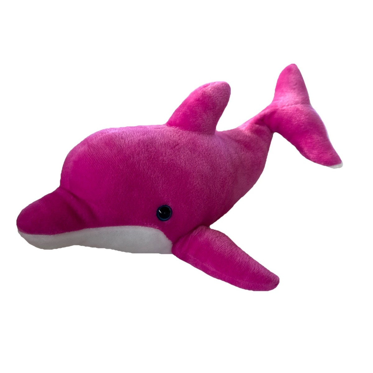 Sea World Pink Dolphin Plush 16”Stuffed Animal Toy Blue Eyes | eBay
