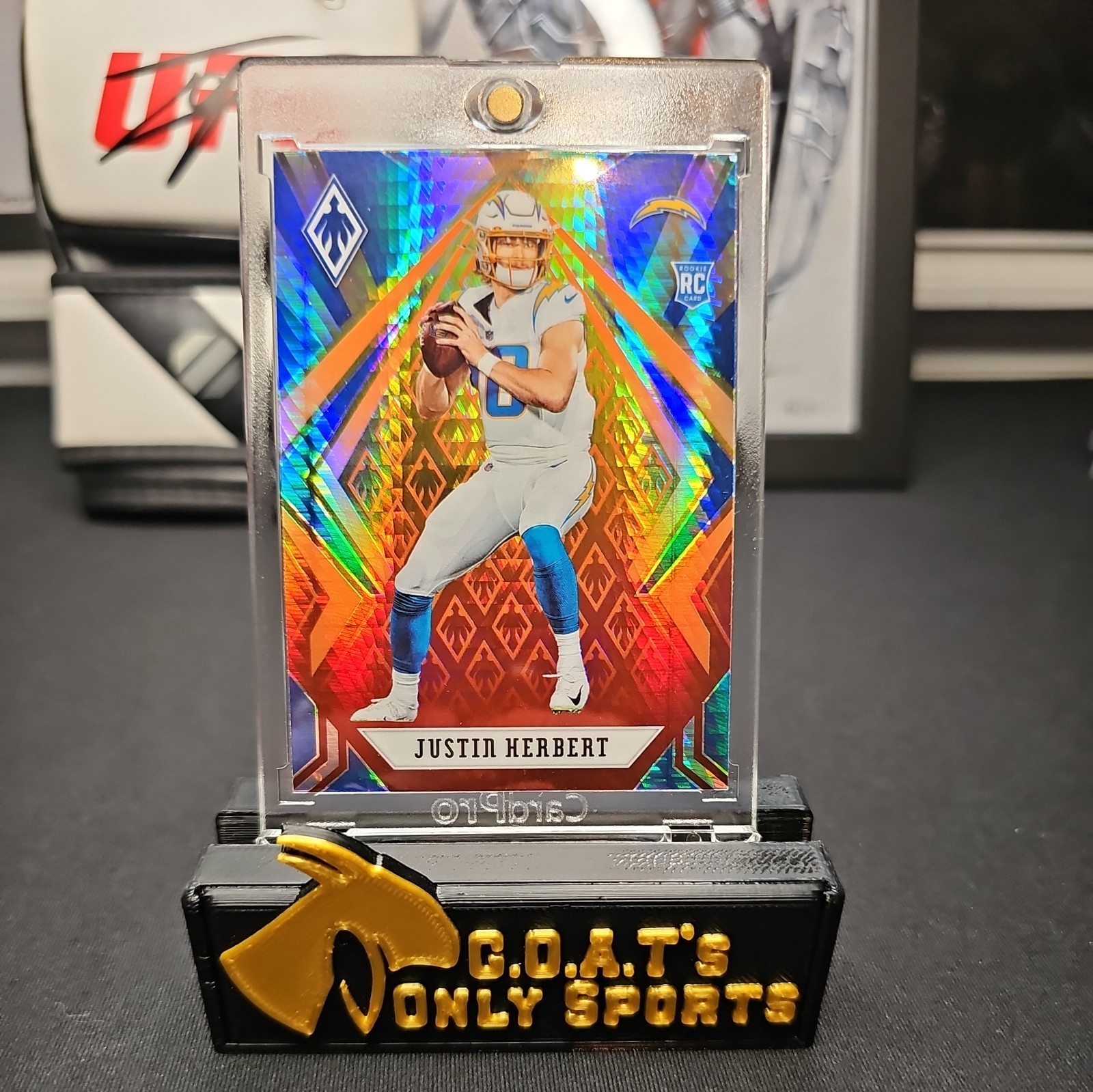 Justin Herbert Panini 2020 Phoenix Rookie Fire Burst #103 