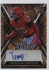 2023 Leaf Exotic Snake Prismatic 5/13 Trenton Simpson #BA-TS1 Auto 0a3