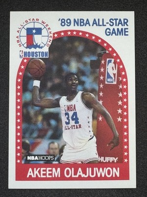 1989-90 Hoops Hakeem Olajuwon #178 Houston Rockets - HALL OF FAME