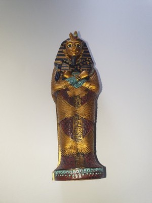 Rarität: Veronese Design 1999 Tutanchamun Sarkophag mit Mumie Ägypten Deko