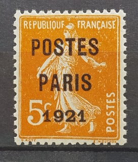 Timbre preoblitere n°27 neuf