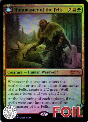 Huntmaster of the Fells - Foil - Secret Lair Chris Rahn - 495 NM