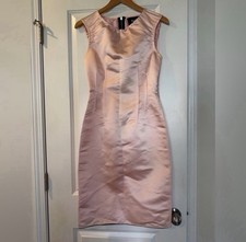 Dolce & Gabbana Chic Blush Pink Dress Zipper Back Sleeveless Size 38