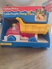 Vintage Fisher Price 2374 Little People Dump Truck  Brand NEW 1992