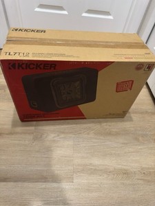 KICKER TL7T12 12" Solo-Baric Loaded Subwoofer Enclosure Box, Single Port