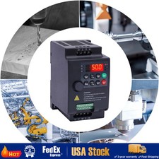 2 HP 3 Phase Motor Variable Frequency Drive VFD Speed Controller 220VAC 1.5KW 7A