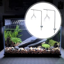 2 Pieces Aquarium LED Stand Fish Tank LED Lights Rack Easy Installation Aquatic