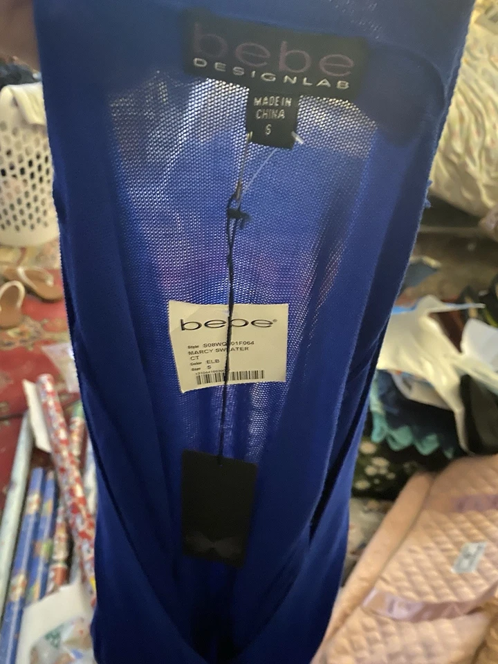 BEBE Nuevo Vestido Para Mujer Bodycon Real Mangas Largas Forro Completo XXS a XL Foto 2 de 4