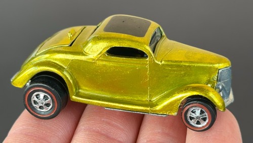 Vintage Hot Wheels Redline 1969 YELLOW Classic '36 Ford Coupe - PINNACLE MINT-! - Picture 2 of 12