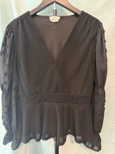 Ember Black Wins Blouse Med