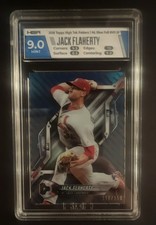 2018 Topps High Tek - JACK FLAHERTY #HT-JF Blue Rainbow Foil [116/150] HGA 9.0