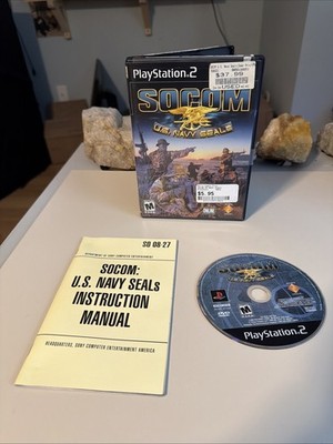 SOCOM: U.S. Navy SEALs (Ps2) Tested. CIB. Clean! One Clip Missing For Manuel.