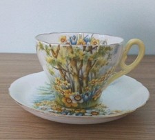 Collectable Shelley Daffodils Coffee Cup And Saucer.
