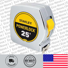 Tape Measure 25 Ft. Stanley Powerlock Blade X Feet Measuring Foot