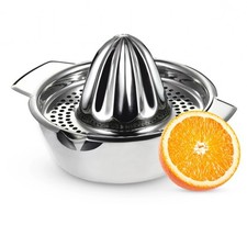 Heavy Duty Stainless Steel Citrus Juicer / Orange & Lemon Squeezer 12 cm Manual