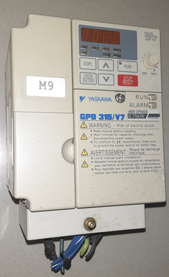 YASKAWA Variable Frequency Drive - GPD 315/V7 - MODEL: CIMR-V7AM40P7	SPEC: 40P71
