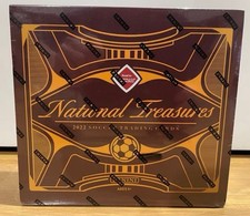 2022 Panini National Treasures Soccer FIFA Road to World Cup Box Sealed From JPN