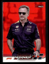 2024 Topps Paddock Pass Formula 1 #72 Christian Horner Red Foil card