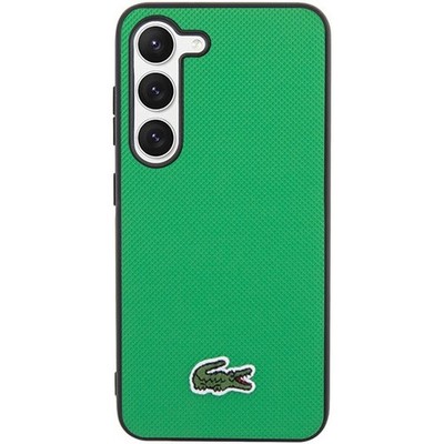 Lacoste Samsung S23+ Plus Hülle Case Cover Iconic Petit Pique Woven green