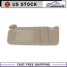 Left Driver Side Ivory / Beige / Tan Car Sun Visor for 2009-2016 Toyota Venza