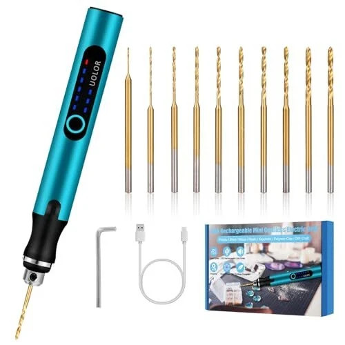 Pen, Rechargeable Diy Electric Hand Drill With 10...