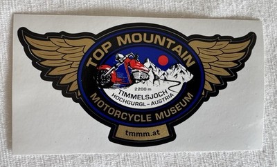 Aufkleber Timmelsjoch Hochgurgl Top Mountain Motorcycle Museum Austria von 2025