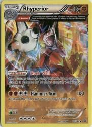 Rhyperior 77/160 XY Primal Clash Reverse Holo