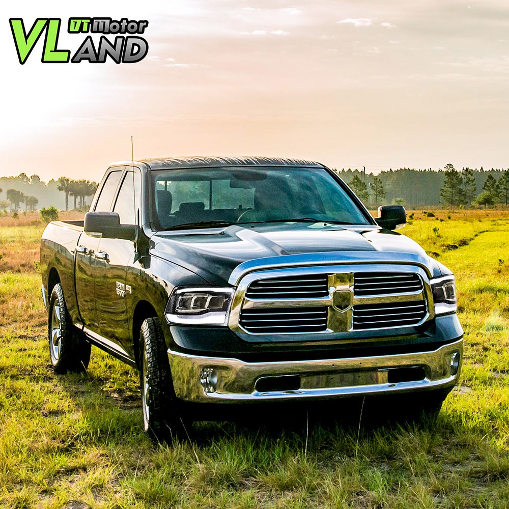 FULL LED Headlight For 2009-2018 Dodge Ram 1500 2500 3500 Pickup Truck Animation