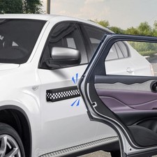 Hivexagon Magnetic Car Door Dent Protector - PU Leather Removable Soft black