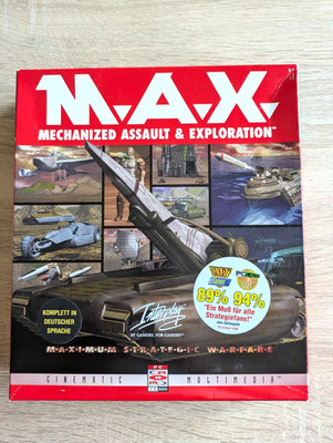 PC CD-ROM M.A.X. Mechanized Assault & Exploration Interplay BigBox deutsch 1996